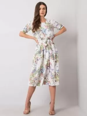 Dámské šaty LAKERTA LK-SK-507639-1.75P WHITE-GREEN