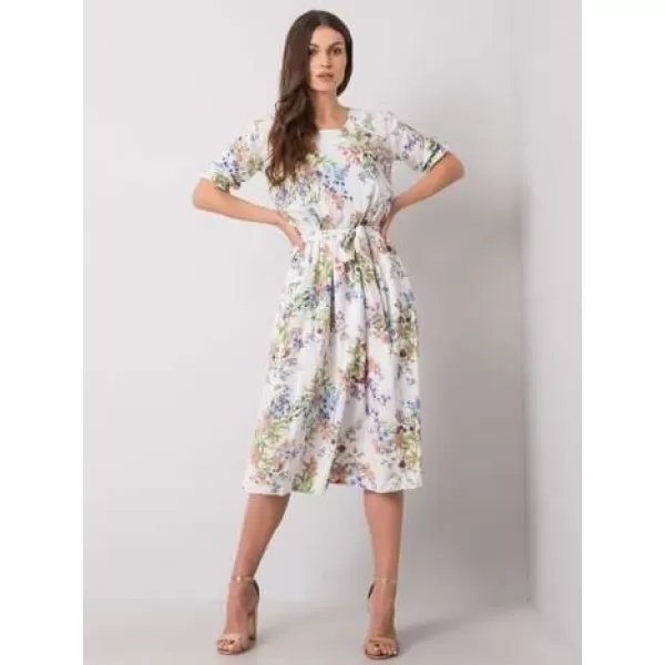  Dámské šaty LAKERTA LK-SK-507639-1.75P WHITE-GREEN 