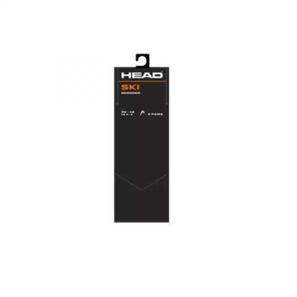  Ponožky HEAD SKI BEGINNER KNEEHIGH 2P BLACK/DARK GREY 