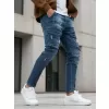 Pánské kalhoty DSTREET MODRÁ