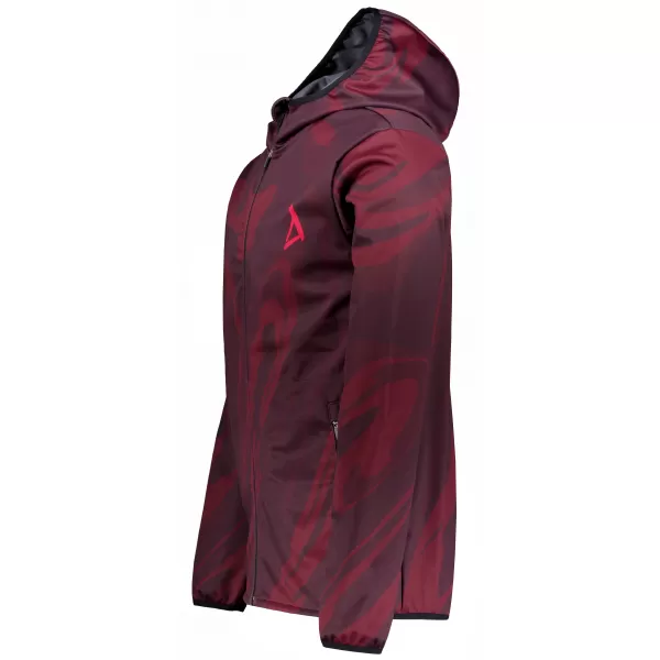  Pánská softshellová bunda premium ALTISPORT VOJ/ALM072JACK01 WINE/RED 