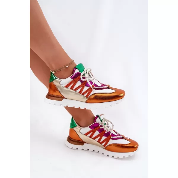  Dámské boty ARTIKER 56C1737 WHITE/ORANGE 