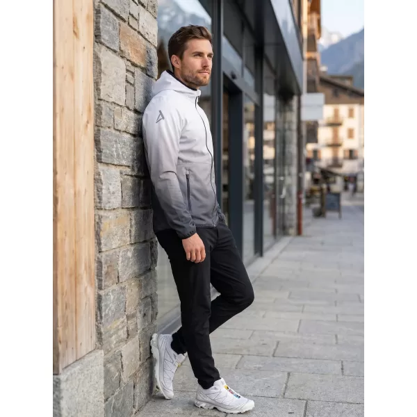  Pánská softshellová bunda premium ALTISPORT VOJ/ALM126JACK01 ČERNOBÍLÁ 