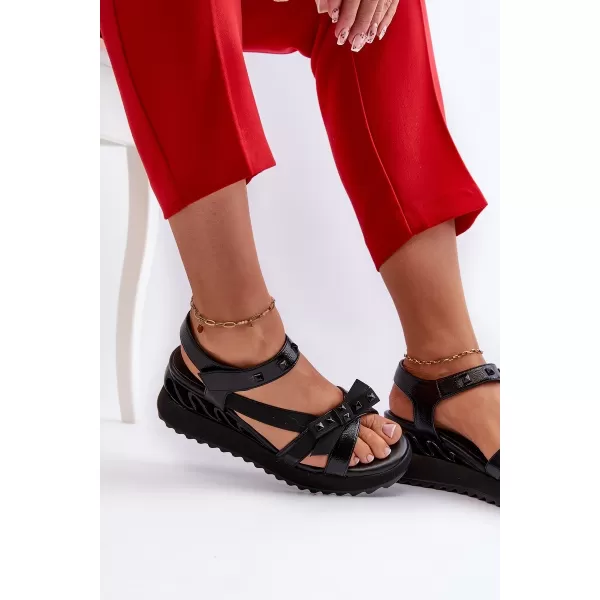  Dámské sandály D&A CR956 BLACK 