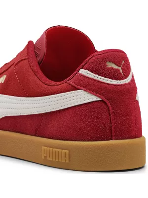 Pánské boty PUMA CLUB II ERA SUEDE 400717-08 FORATRED/P.WHITE/PUMA GOLD