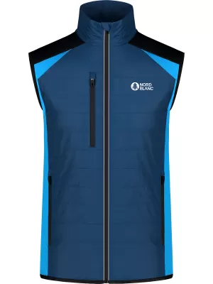 Pánská sportovní vesta NORDBLANC CREVICE NBWJM8331 MODRÁ