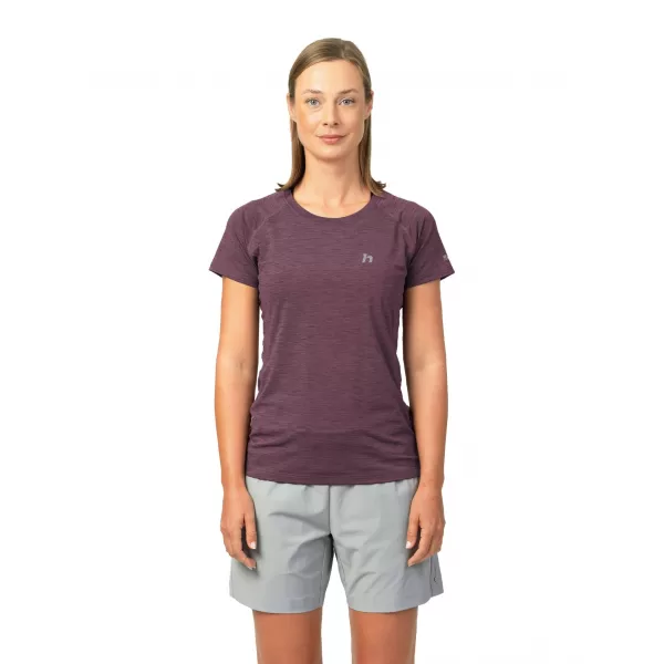  Dámské triko HANNAH LELA PLUM PERFECT MEL 