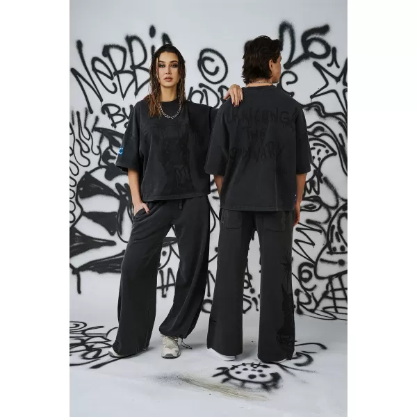  Pánské oversized triko NEBBIA x Sexsdreams 809 BLACK 