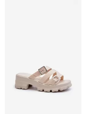 Dámské žabky ZAXY NN285042 BEIGE