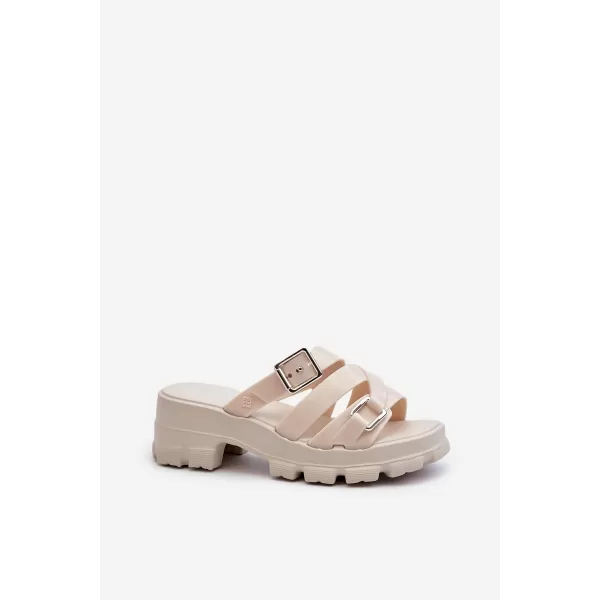  Dámské žabky ZAXY NN285042 BEIGE 