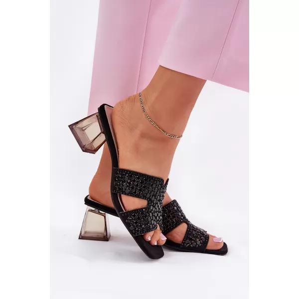  Dámské pantofle VINCEZA 62230 BLACK 