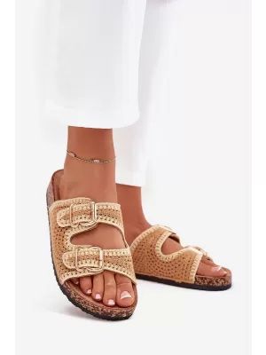 Dámské pantofle BOTO FENIRA 38672 CAMEL