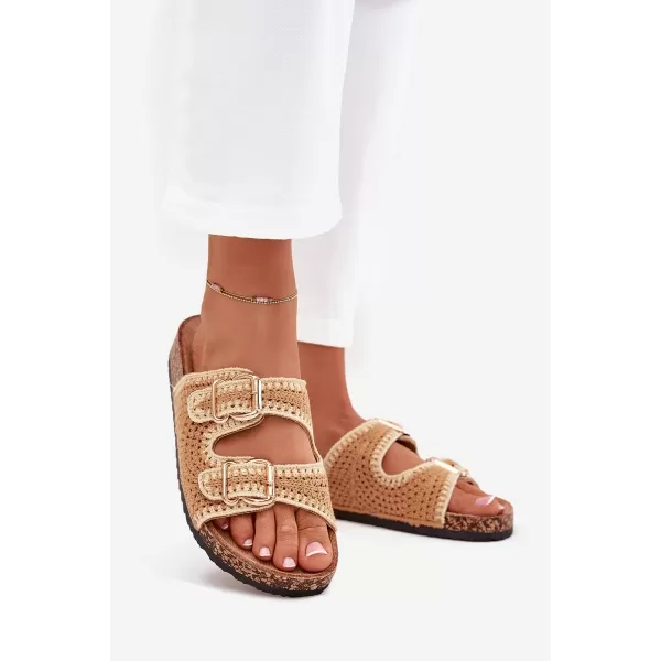  Dámské pantofle BOTO FENIRA 38672 CAMEL 