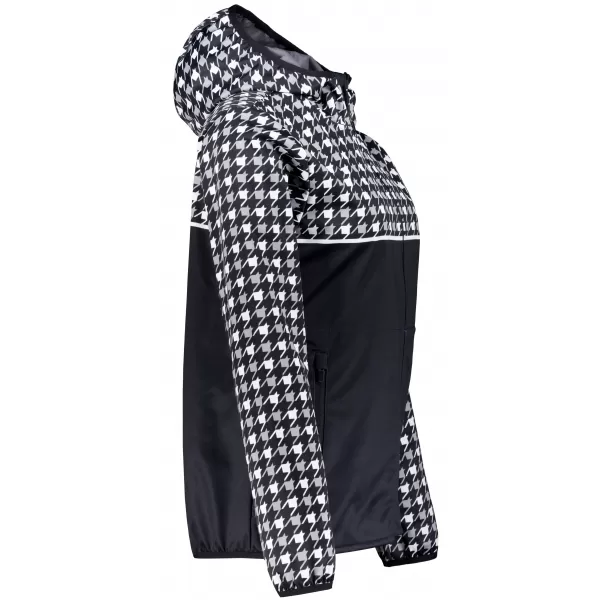  Dámská softshellová bunda premium ALTISPORT VOJ/ALW048JACK01 ČERNOBÍLÁ 