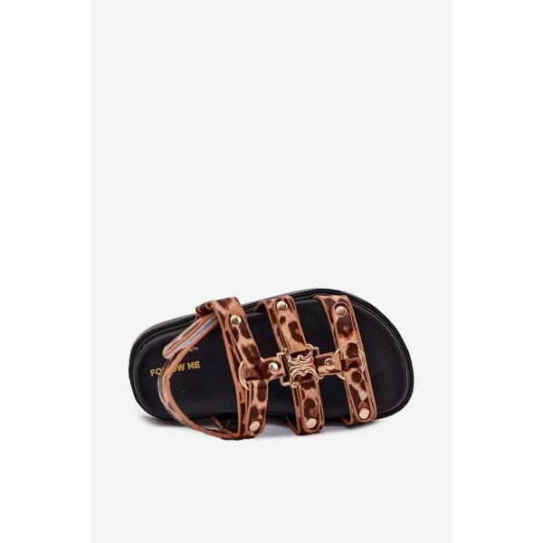  Dětské sandály BOTO LUNESSA 38047 LEOPARD 