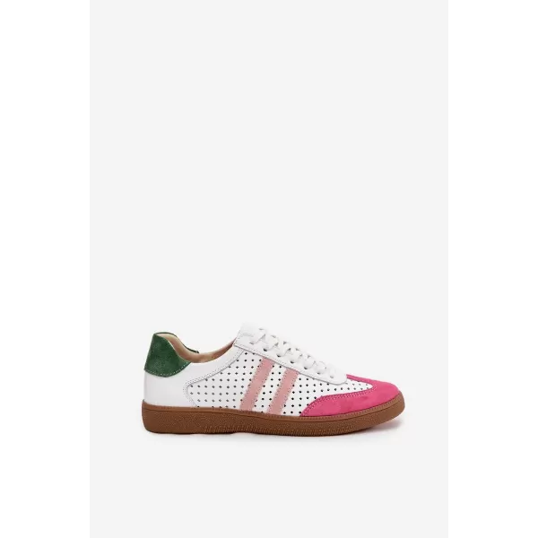  Dámské tenisky ZAZOO N1318 PINK/WHITE/GREEN 