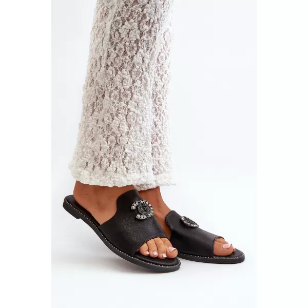  Dámské žabky S.BARSKI KV27-050 BLACK 