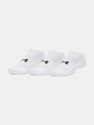 Ponožky UNDER ARMOUR PERFORMANCE COTTON 3PK NS 6009683-100 BÍLÁ
