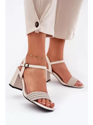 Dámské sandály VINCEZA 62228 BEIGE