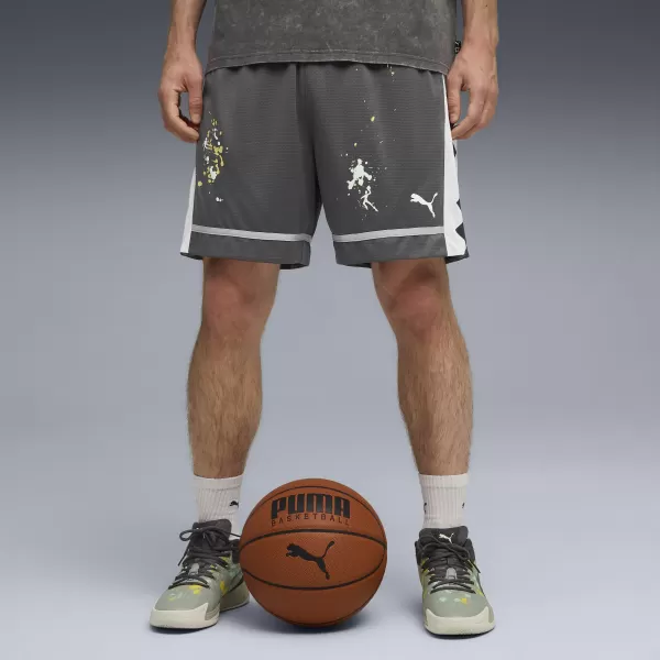  Pánské kraťasy PUMA PITP ALL JAWS 6.5" SHORT 632918-01 DUSKY GRAY 