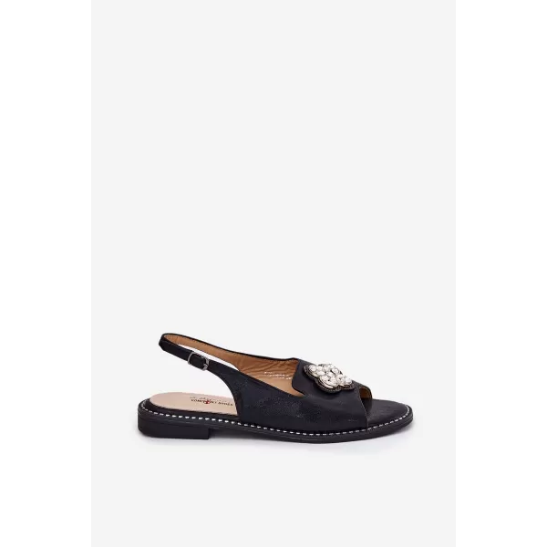  Dámské sandály S.BARSKI KV51-080 BLACK 