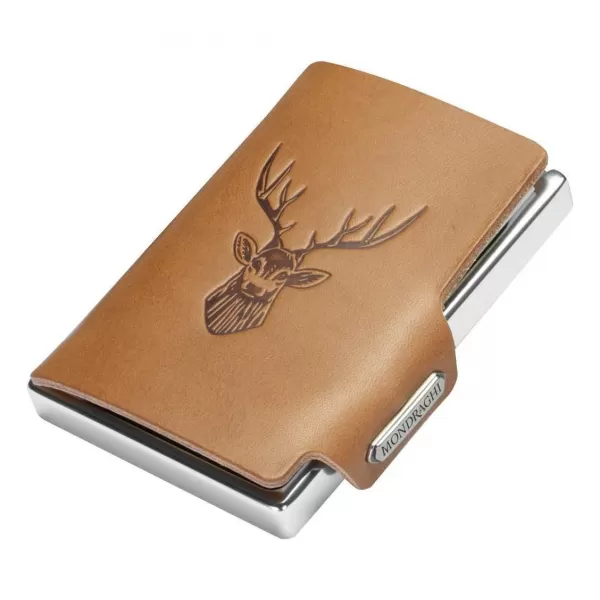  Peněženka MONDRAGHI Silhouette Classic Deer CARAMEL 