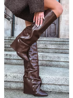 Dámské kozačky BOTO ELIVIRA 40512 BROWN