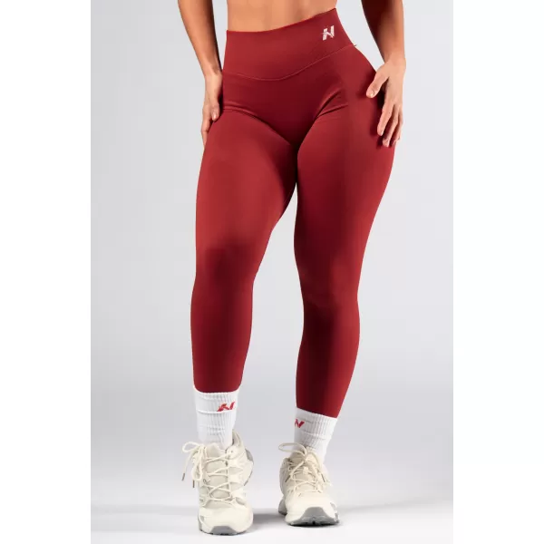  NEBBIA High-waist push-up legíny POWER 888 RED 