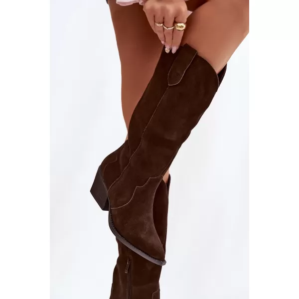  Dámské kozačky BOTO URSELLE 41113 BROWN 