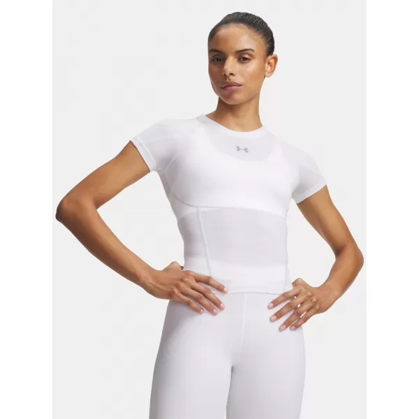  Dámské triko UNDER ARMOUR HEATGEAR ELITE SS 6015368-100 BÍLÁ 