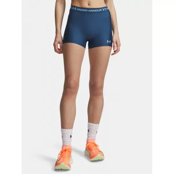  Dámské kraťasy UNDER ARMOUR HEATGEAR SHORTY 6010725-498 MODRÁ 
