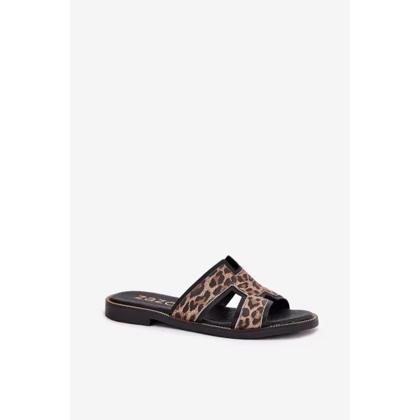  Dámské pantofle ZAZOO 40383 BEIGE 
