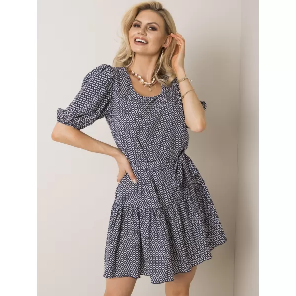  Dámské šaty LAKERTA LK-SK-508151.34P NAVY BLUE-RED 