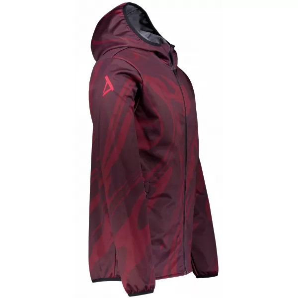  Pánská softshellová bunda premium ALTISPORT VOJ/ALM072JACK01 WINE/RED 