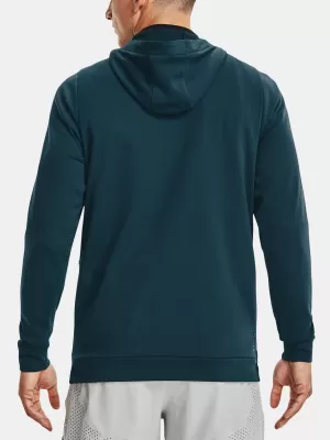 Pánská mikina UNDER ARMOUR RUSH ALL PURPOSE FZ HD MODRÁ