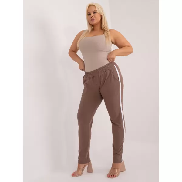  Dámské tepláky BASIC FEEL GOOD RV-DR-6643.95 BROWN 