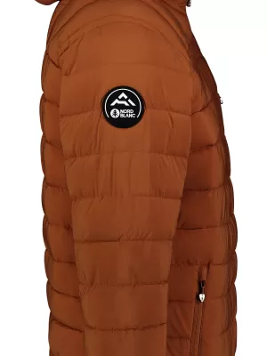 Pánská zimní bunda NORDBLANC SCREE NBWJM8262 HNĚDÁ