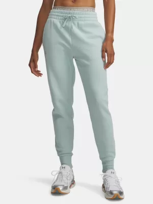 Dámské tepláky UNDER ARMOUR RIVAL FLEECE JOGGER 1379438-477 MODRÁ