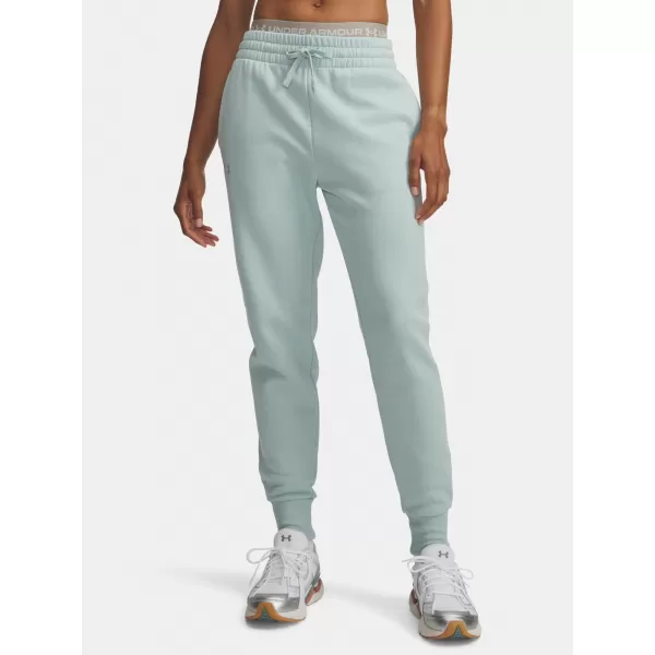  Dámské tepláky UNDER ARMOUR RIVAL FLEECE JOGGER 1379438-477 MODRÁ 