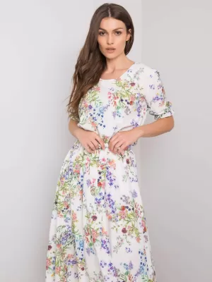Dámské šaty LAKERTA LK-SK-507639-1.75P WHITE-GREEN