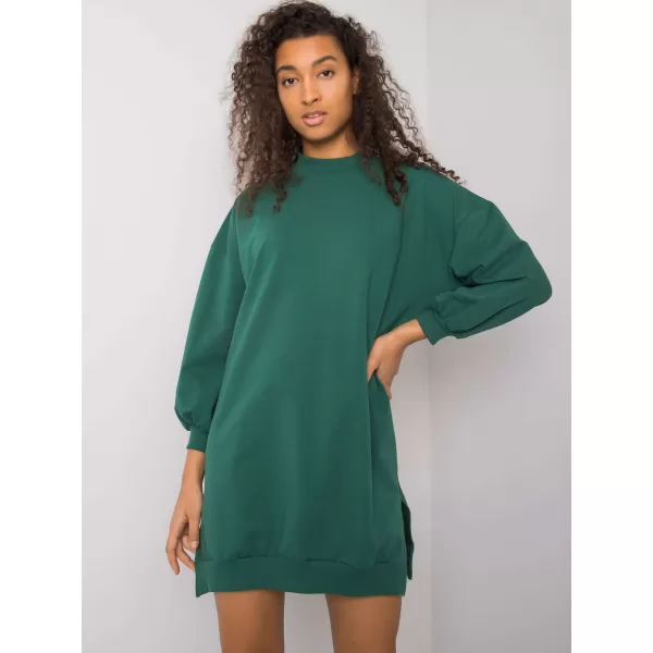  Dámské šaty RUE PARIS RV-SK-7207.03 DARK GREEN 