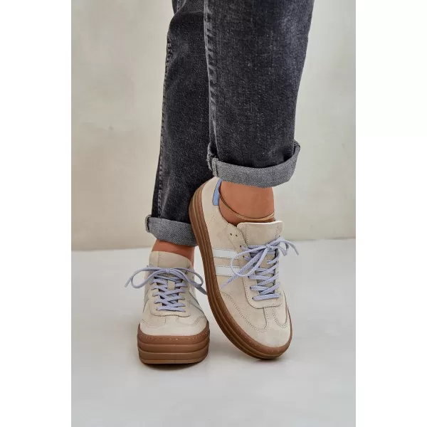  Dámské boty ZAZOO N1068S4 BEIGE 