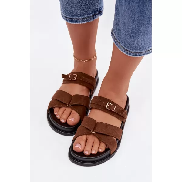  Dámské pantofle BOTO SELORINA 41608 BROWN 