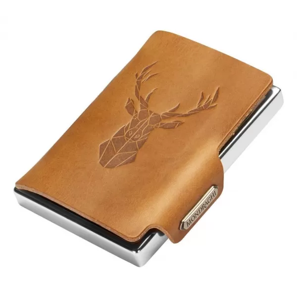  Peněženka MONDRAGHI Silhouette Modern Deer CARAMEL 