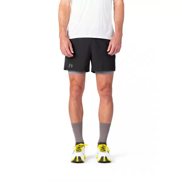  Pánské kraťasy HANNAH ASH SHORTS ANTHRACITE 