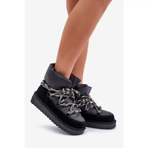  Dámské sněhule D.FRANKLIN DFSH375003 BLACK 