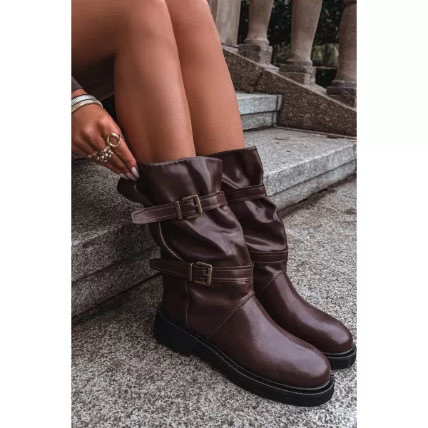 Dámské kozačky BOTO HALVESSA 39587 BROWN 