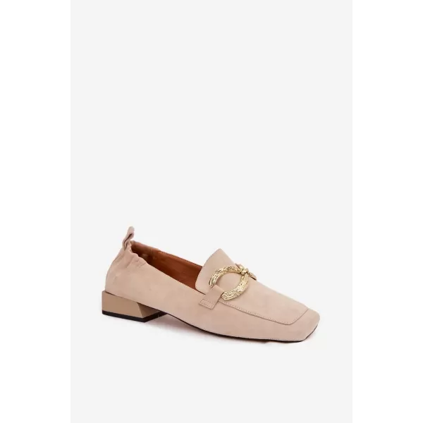  Dámské mokasíny D&A CR61-3115 BEIGE 