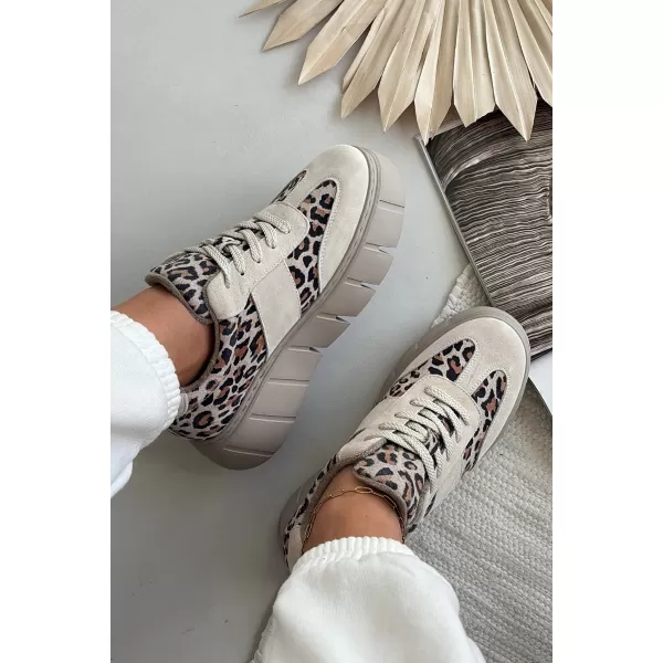  Dámské tenisky VINCEZA LEOPARDO BEIGE 