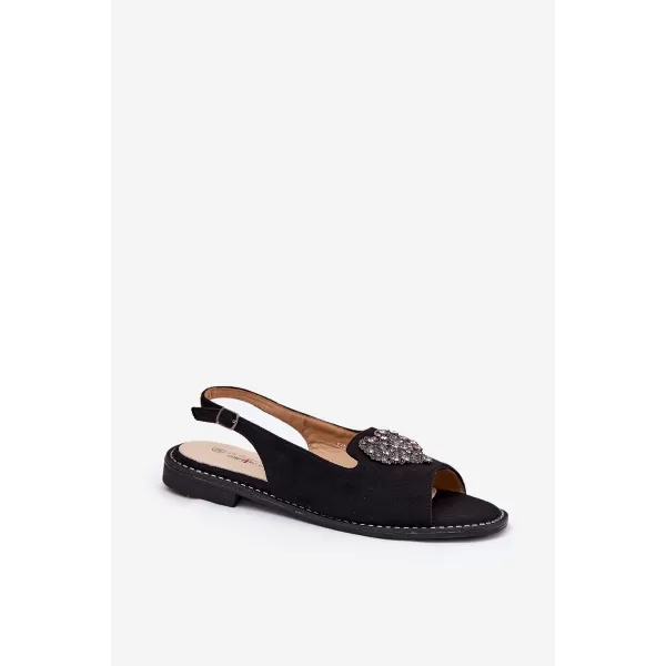  Dámské sandály S.BARSKI KV27-018 BLACK 